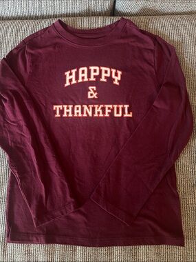 Cat and jack boys thanksgiving tshirt